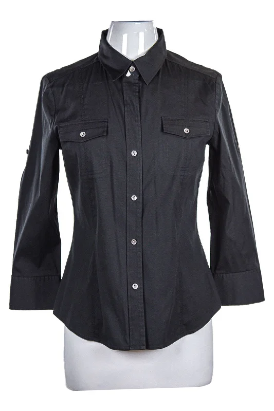 Theory Blouse Oversized Silk Blouse