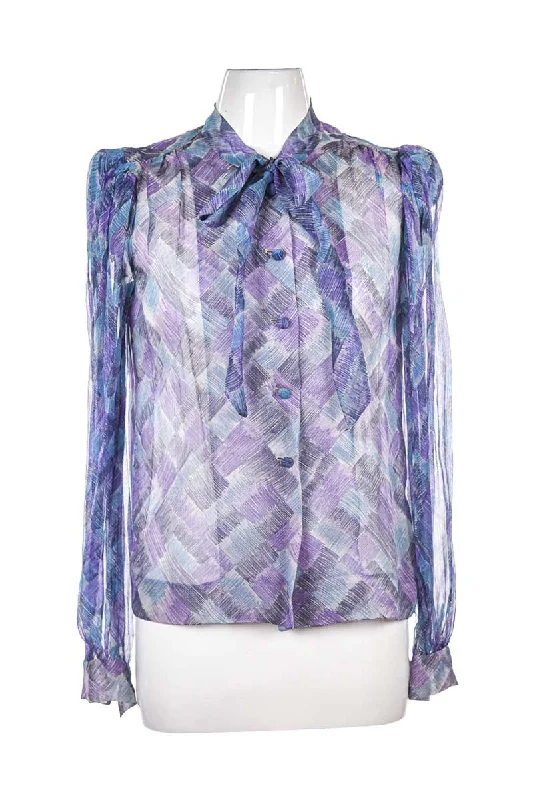 Womans Blouse Asymmetric Hem Blouse
