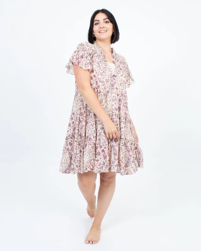 Printed Mini Dress Stylish Spaghetti Strap Mini Dress