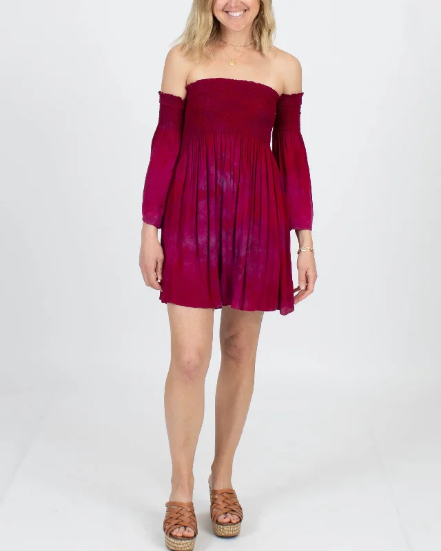 Off the Shoulder Mini Dress Chic Puff Sleeve Mini Dress