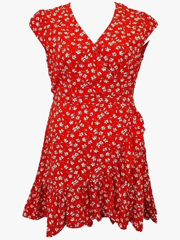 J.Crew Cherry Blossom Ruffle Mini Dress Size 10 Fashionable Polka Dot Mini Dress