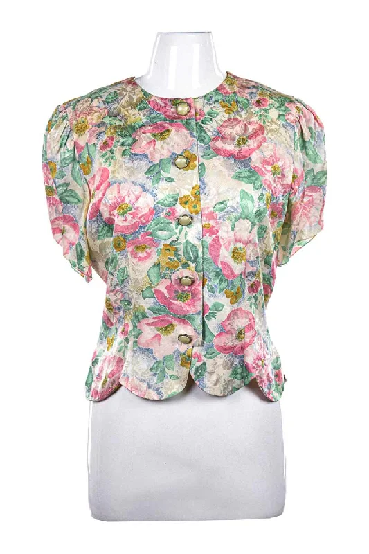Talbots Blouse Classic Minimalist Blouse