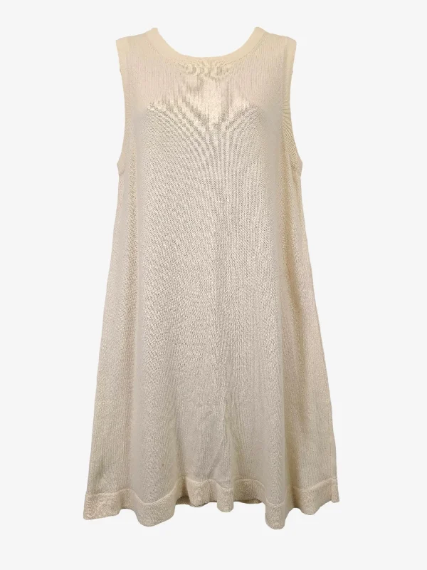Country Road Classic Sleeveless Cotton Mini Dress Size M Cozy Cotton Mini Dress