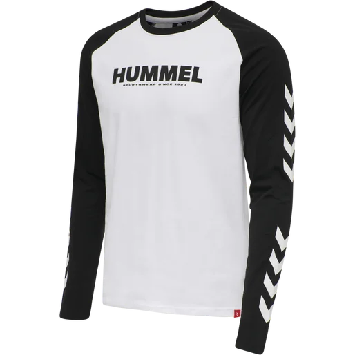 HUMMEL  LEGACY BLOCKED UNISEX   TSHIRT  -212874-9001-- Notch Collar Peter Pan Collar Cowl Neck