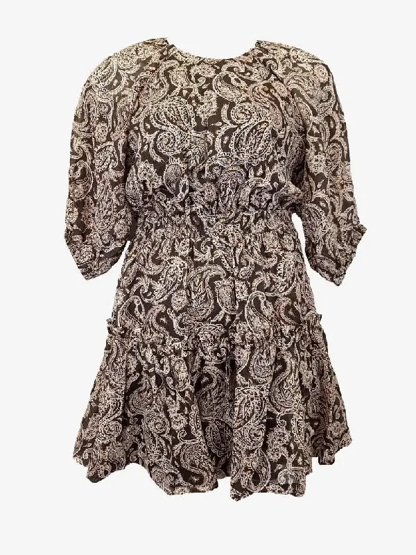 Ministry Of Style Boho Prairie Mini Dress Size 12 Comfortable Boho Mini Dress