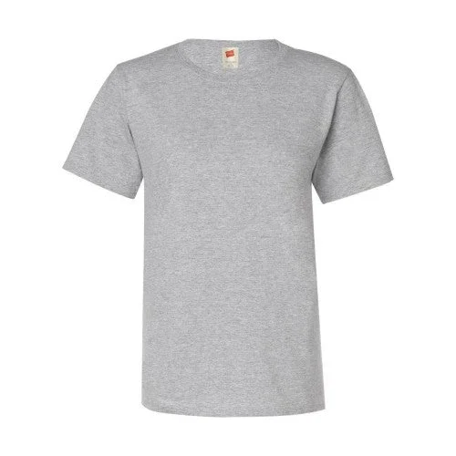 Hanes Essential-T Womens T-Shirt-- Fleece Fabric Down Fabric Feather Fabric