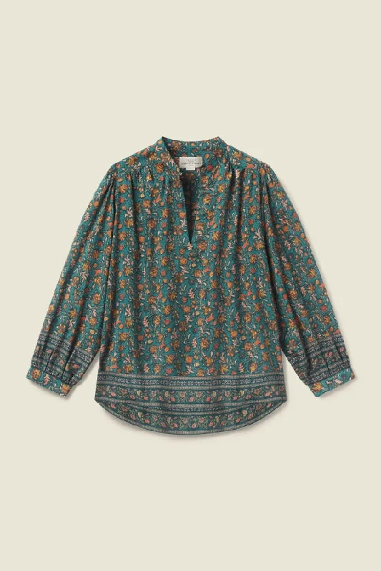 FINAL SALE: TROVATA Bailey Blouse Sweetheart Neck Blouse
