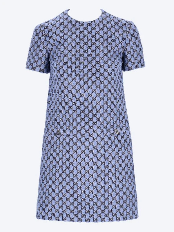Gg shadow boucle mini dress Comfortable Wrap Mini Dress