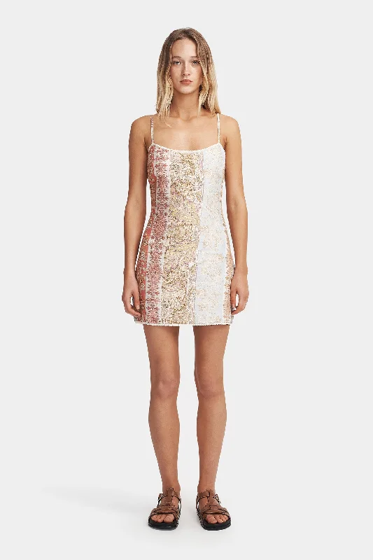 Reef Mini Dress Paisley Lane Cozy A-Line Mini Dress