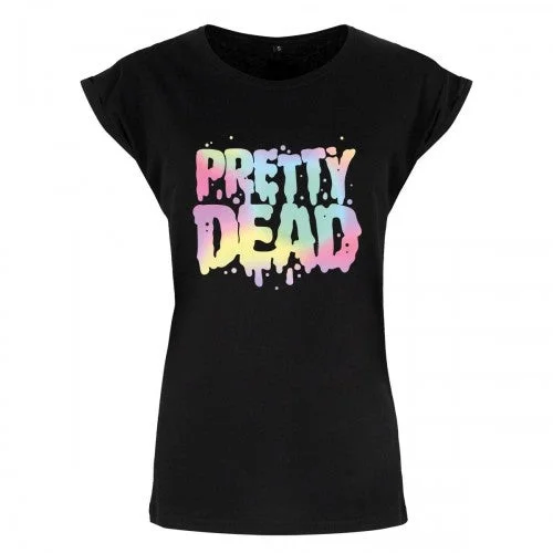 Grindstore Womens/Ladies Pretty Dead Pastel Goth T-Shirt-- Welt Pockets Slit Pockets Grindstore Womens/Ladies Pretty Dead Pastel Goth T-Shirt-- Welt Pockets Slit Pockets