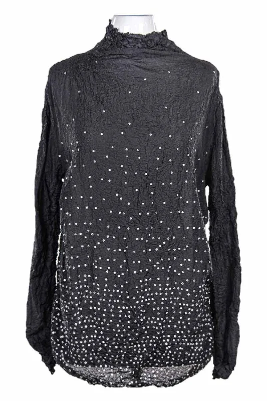 Dot Print Blouse Peter Pan Blouse