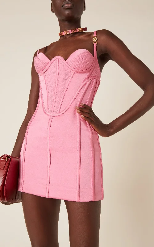 2022 Sexy New Summer Pink Color Women Sleeveless Sexy Bodycon Mini Dress Trendy Mesh Mini Dress 2022 Sexy New Summer Pink Color Women Sleeveless Sexy Bodycon Mini Dress Trendy Mesh Mini Dress