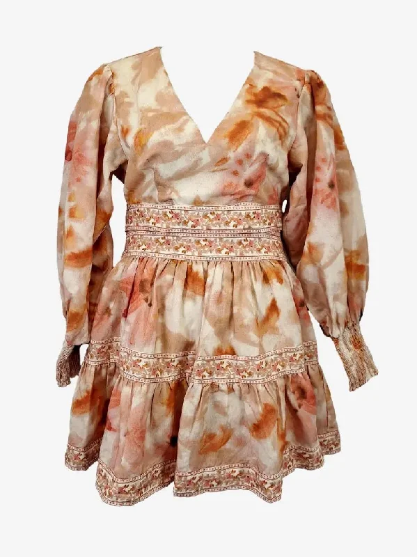 Ministry Of Style Enchanting Athena Mini Dress Size 12 Elegant Velvet Mini Dress