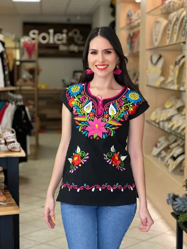 Kimona Alcatraz Blouse Ruched Sleeve Blouse