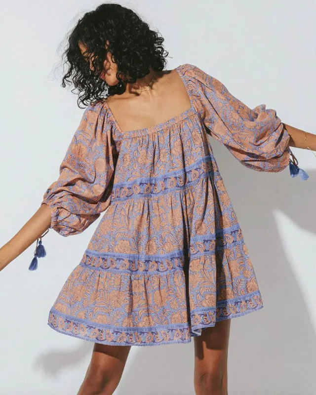 "Hattie" Mini Dress Chic Tropical Mini Dress