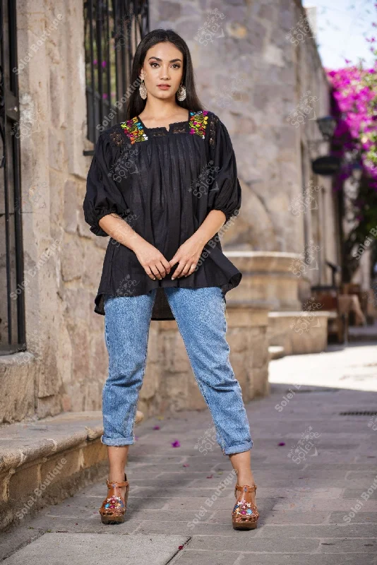 Española Blouse Chic Ruffle Blouse