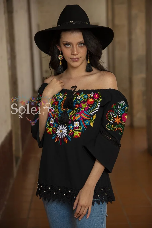 Esther Blouse Feminine Tie Blouse