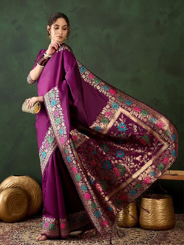 Mitera Woven Design Zari Saree with Blouse Piece Everyday Stylish Blouse