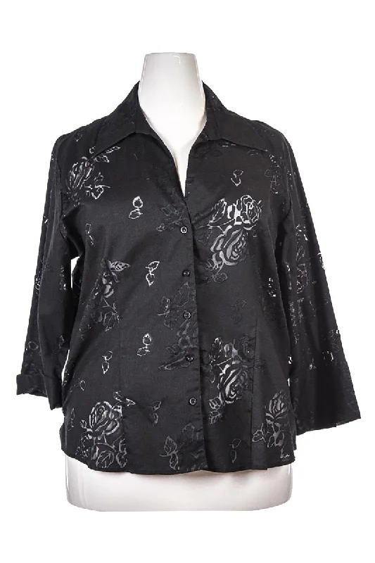 Harve Benard Blouse Semi-Sheer Blouse