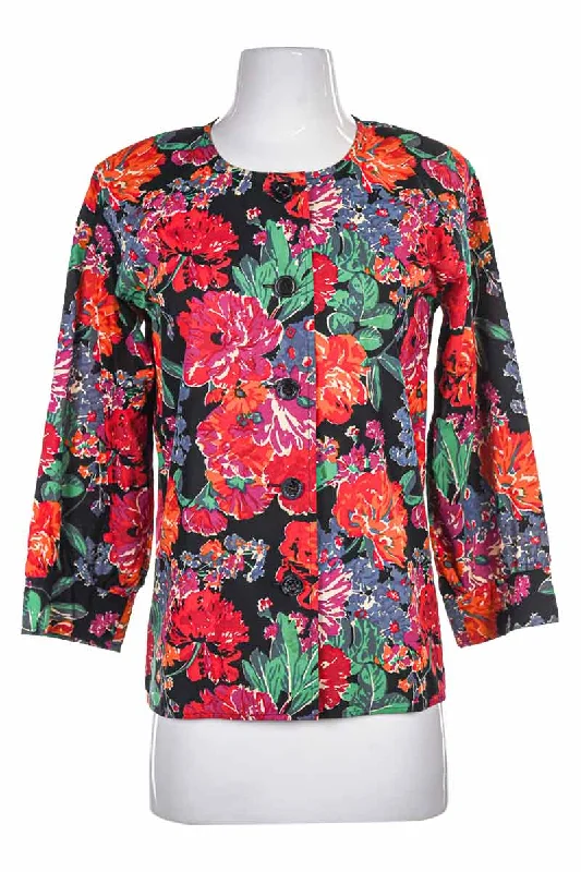 Vintage 70's Yves Saint Laurent Rive Gauche Blouse Loose Oversized Blouse