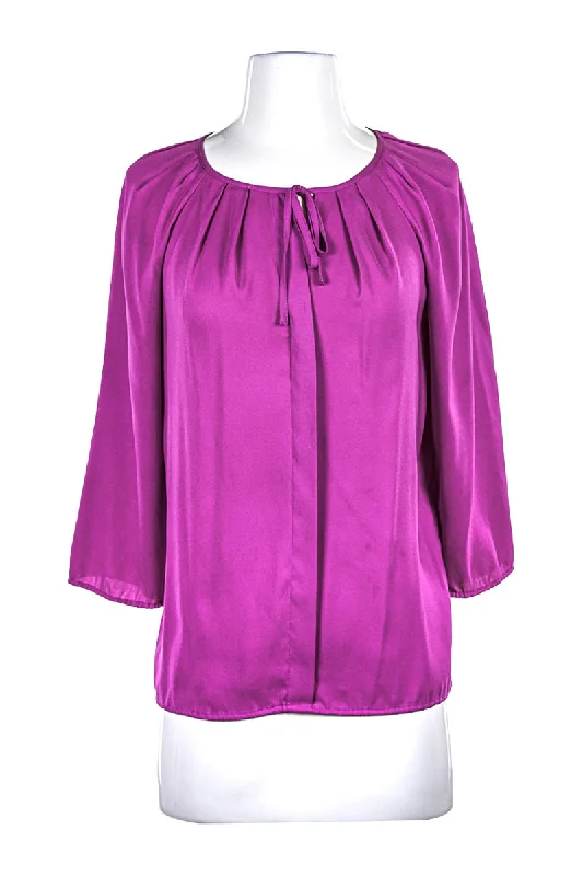 Ann Taylor Blouse Stylish Wrap Blouse