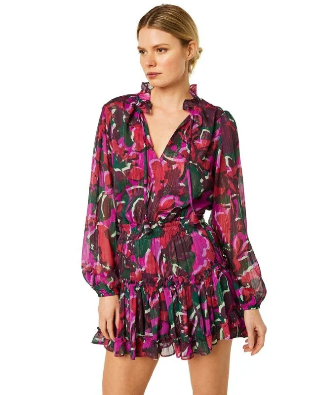 Long Sleeve Mini Dress Trendy Denim Mini Dress