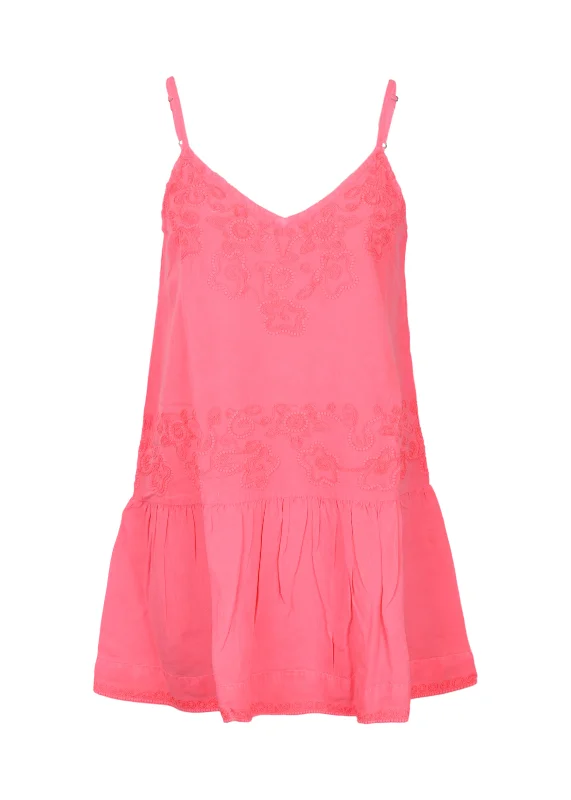 Cruz Cerise Mini Dress Comfortable Bodycon Mini Dress