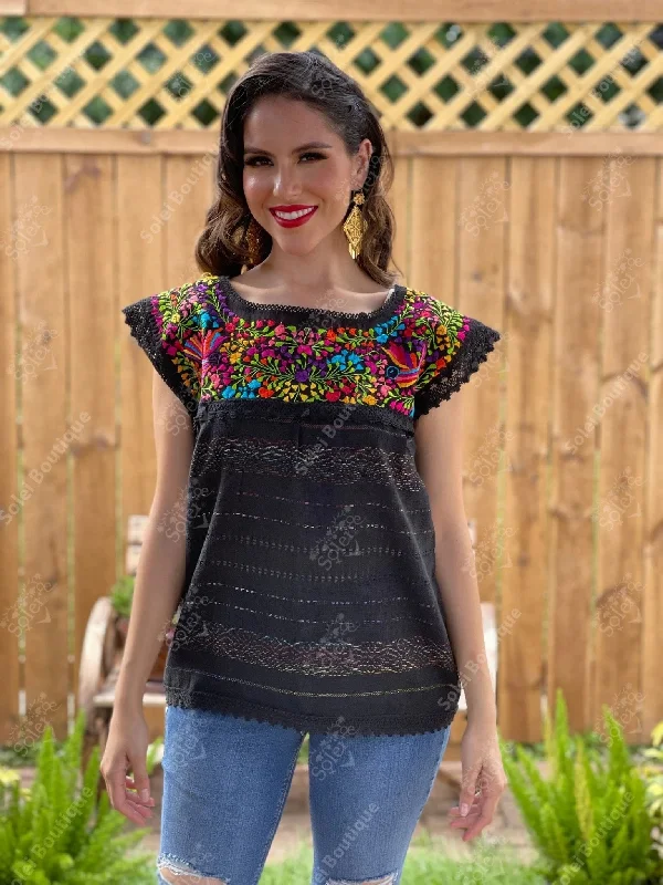 Mitla Sencilla Blouse Casual Relaxed Fit Blouse