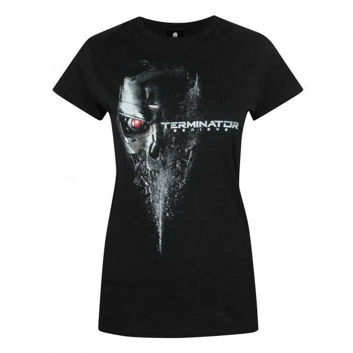 Terminator Womens/Ladies Genisys Logo T-Shirt-- Anti-Pilling Machine Wash Handmade