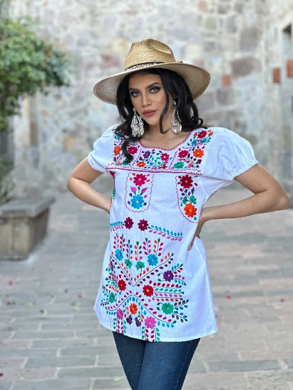 Cassandra Blouse Flowy Bohemian Blouse
