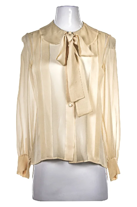 Vintage 60's Chanel Blouse Modern Oversized Blouse
