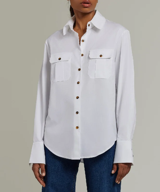 Egyptian Cotton Oversized Long-Sleeved Shirt-- Knit Fabric Woven Fabric Fleece Fabric
