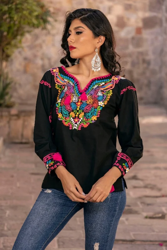 Pavo Blouse Feminine Satin Blouse