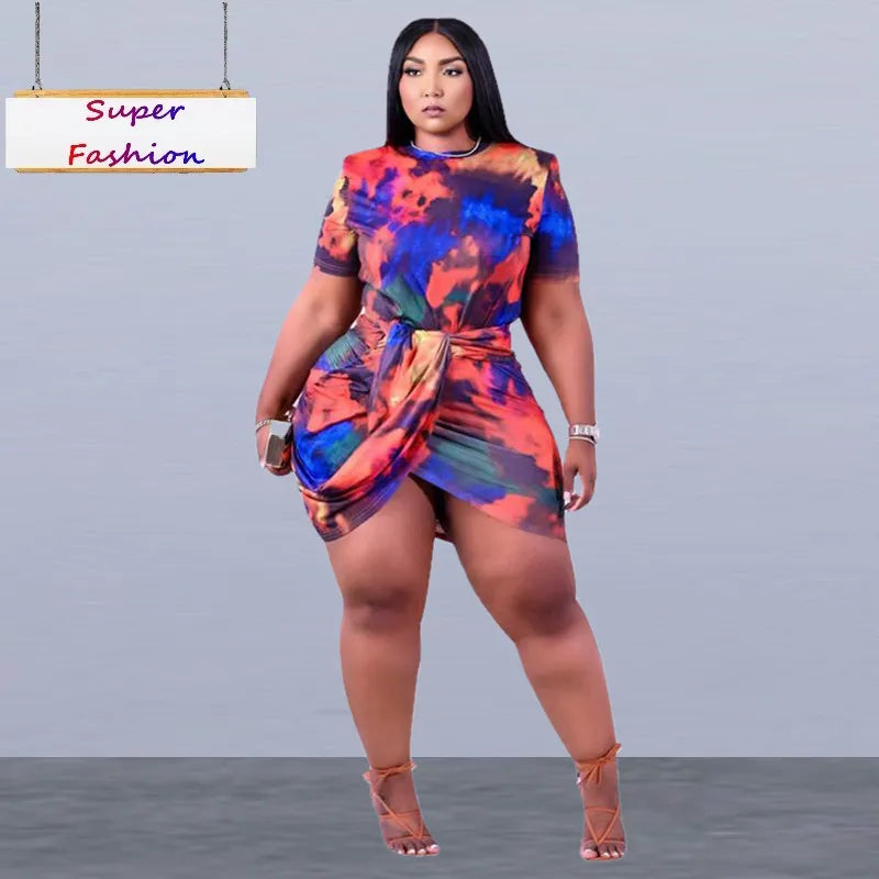 Mini dress Elegant Floral-Print Mini Dress