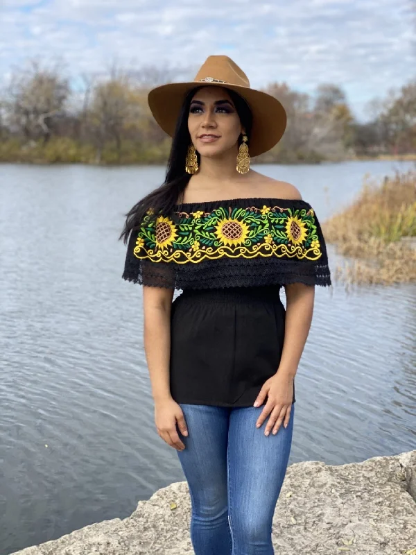 Giselle Blouse Bell Sleeve Blouse