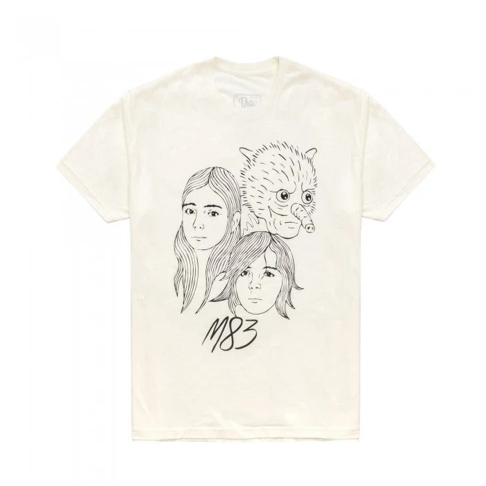 M83 Unisex Adult Band T-Shirt-- Front Pockets Side Pockets Patch Pockets