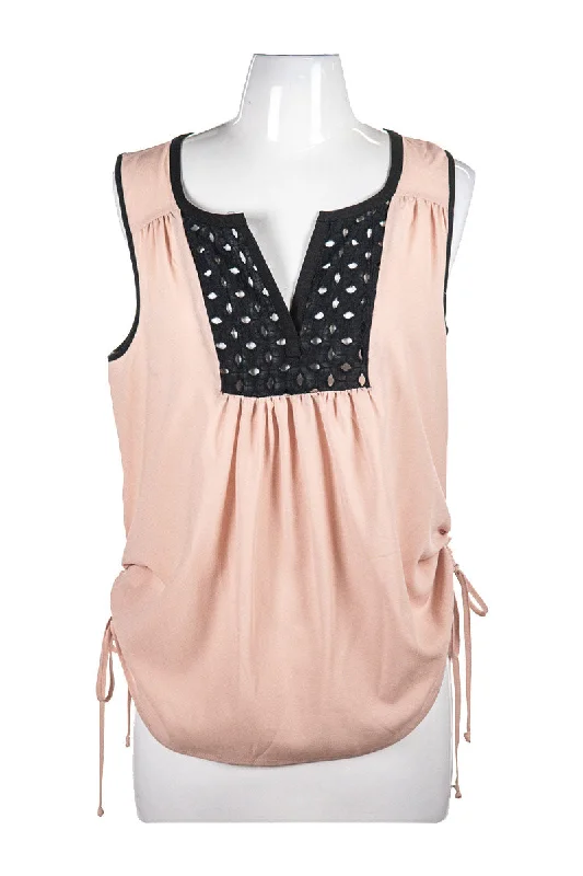 Daniel Rainn Blouse Ruched Sleeve Blouse