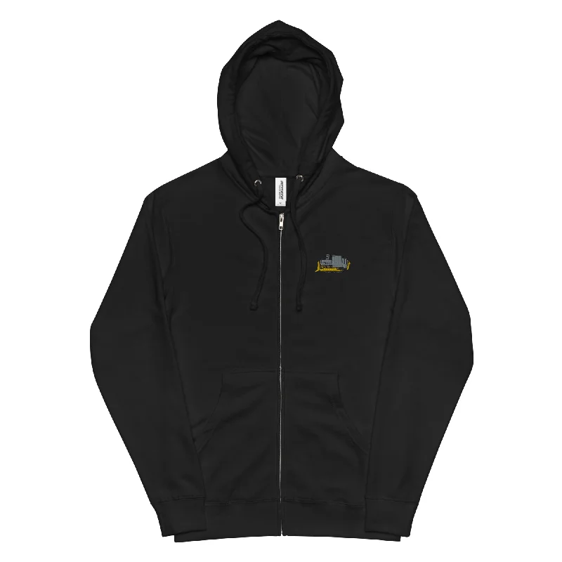 Heeymeyer's Mountain View Muffler Fleece Zip Up Hoodie Hoodie with Ribbed Neckline Snug Warm