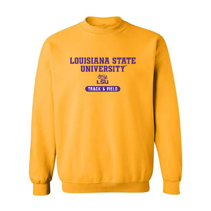 LSU - NCAA Women's Track & Field : Ella Onojuvwevwo - Classic Shersey Crewneck Sweatshirt Hoodie with Magnetic Closure Innovative Modern LSU - NCAA Women's Track & Field : Ella Onojuvwevwo - Classic Shersey Crewneck Sweatshirt Hoodie with Magnetic Closure Innovative Modern