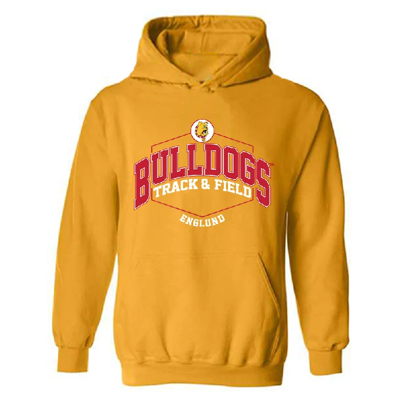 Ferris State - NCAA Women's Track & Field : Daisy Englund - Classic Fashion Shersey Hooded Sweatshirt Hoodie with Drawstring Waist Adjustable Fitted Ferris State - NCAA Women's Track & Field : Daisy Englund - Classic Fashion Shersey Hooded Sweatshirt Hoodie with Drawstring Waist Adjustable Fitted