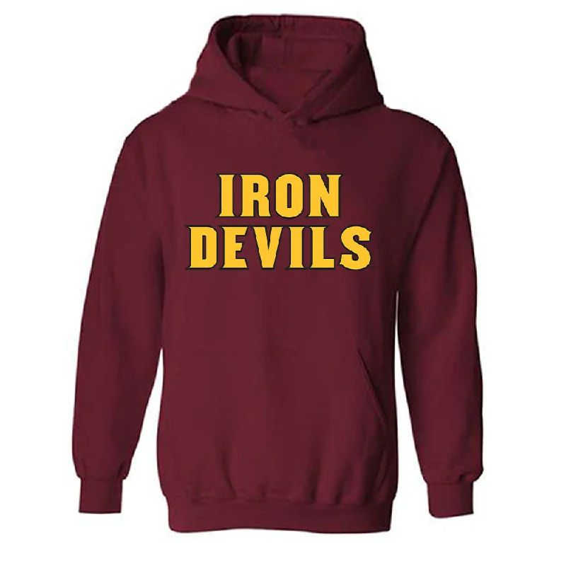 Arizona State - NCAA Women's Track & Field : Harlie Medrano - Replica Shersey Hooded Sweatshirt Hoodie with Pocket Utility Practical