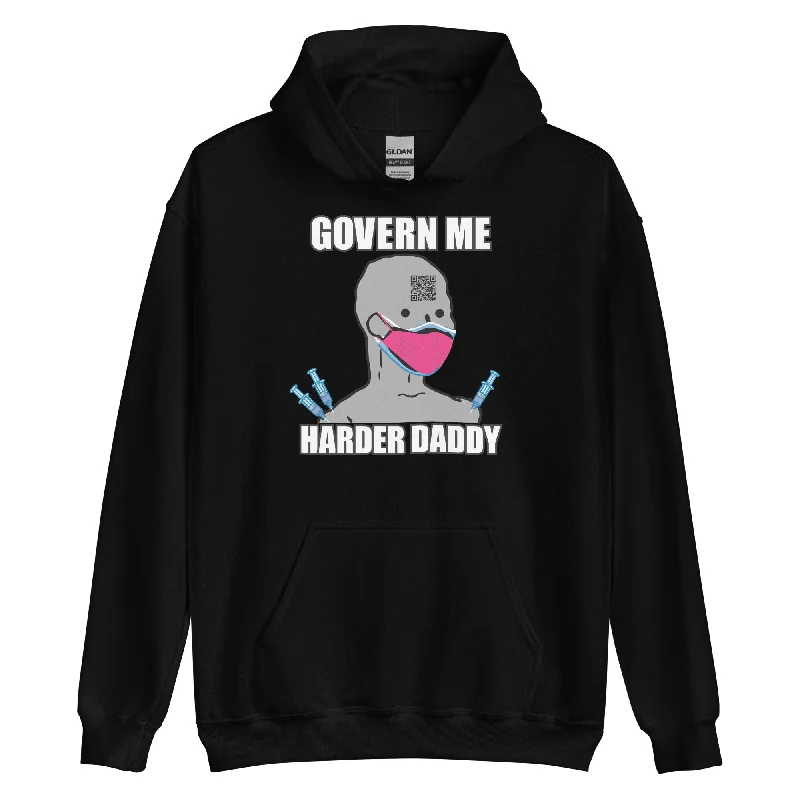 Govern Me Harder Daddy Unisex Hoodie Hoodie with Elastic Cuffs Stretchable Comfortable Govern Me Harder Daddy Unisex Hoodie Hoodie with Elastic Cuffs Stretchable Comfortable