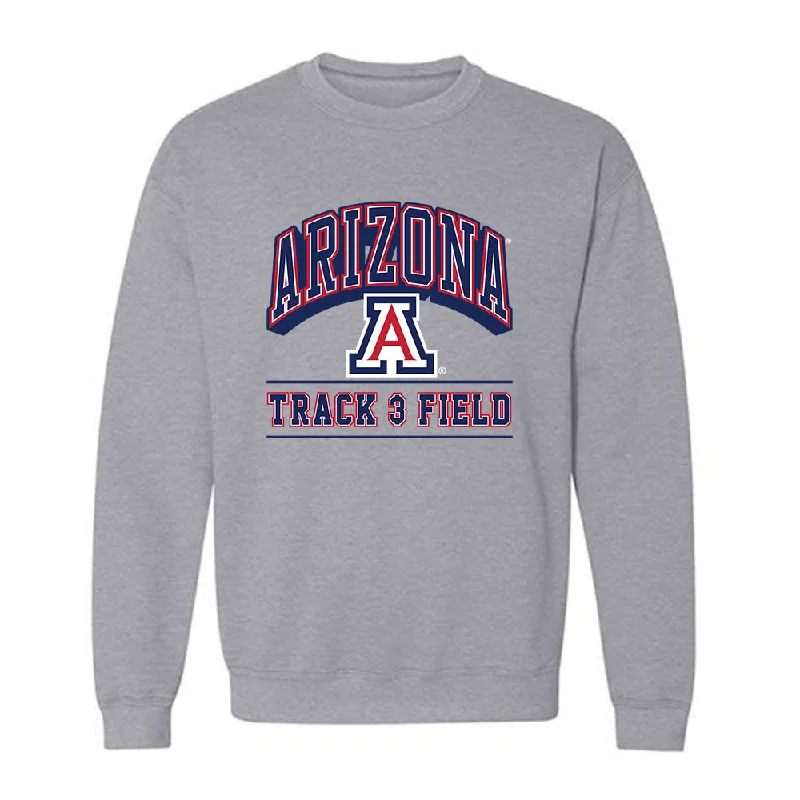 Arizona - NCAA Women's Track & Field : Malaya Abueg - Classic Shersey Crewneck Sweatshirt Hoodie with Velcro Closure Adjustable Secure Arizona - NCAA Women's Track & Field : Malaya Abueg - Classic Shersey Crewneck Sweatshirt Hoodie with Velcro Closure Adjustable Secure