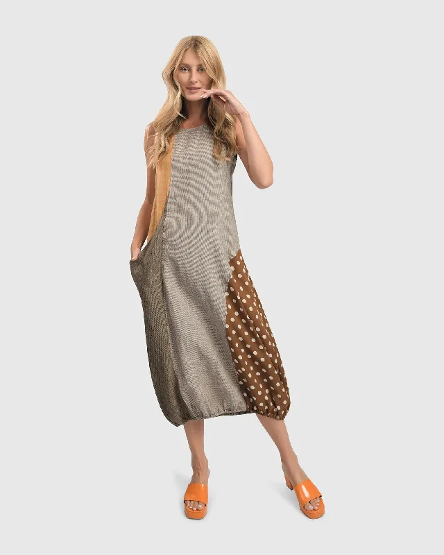 Alicia Sleeveless Wonderful Dress, Mix Tunics Seasonal trendy