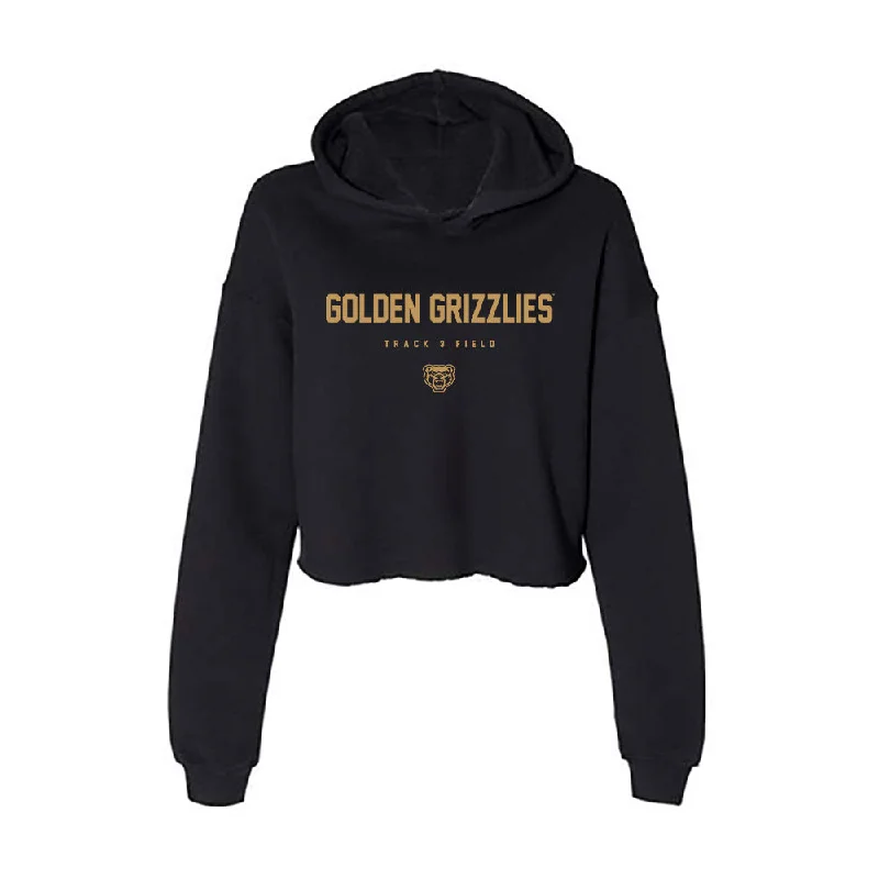 Oakland - NCAA Women's Track & Field : Desteny DeJarnett - Women's Crop Fleece Hoodie Hoodie with Rhinestones Sparkly Elegant Oakland - NCAA Women's Track & Field : Desteny DeJarnett - Women's Crop Fleece Hoodie Hoodie with Rhinestones Sparkly Elegant