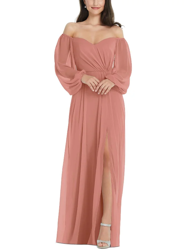 Womens Chiffon Long Evening Dress Tunics Top rated