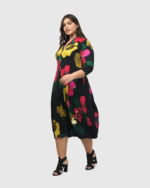 Valencia Cocoon Dress, Garden Tunics Chic elegant
