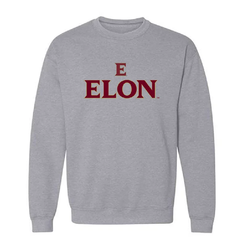 Elon - NCAA Women's Track & Field : Meghan Wilcox - Classic Fashion Shersey Crewneck Sweatshirt Hoodie with Bell Sleeves Flared Feminine Elon - NCAA Women's Track & Field : Meghan Wilcox - Classic Fashion Shersey Crewneck Sweatshirt Hoodie with Bell Sleeves Flared Feminine