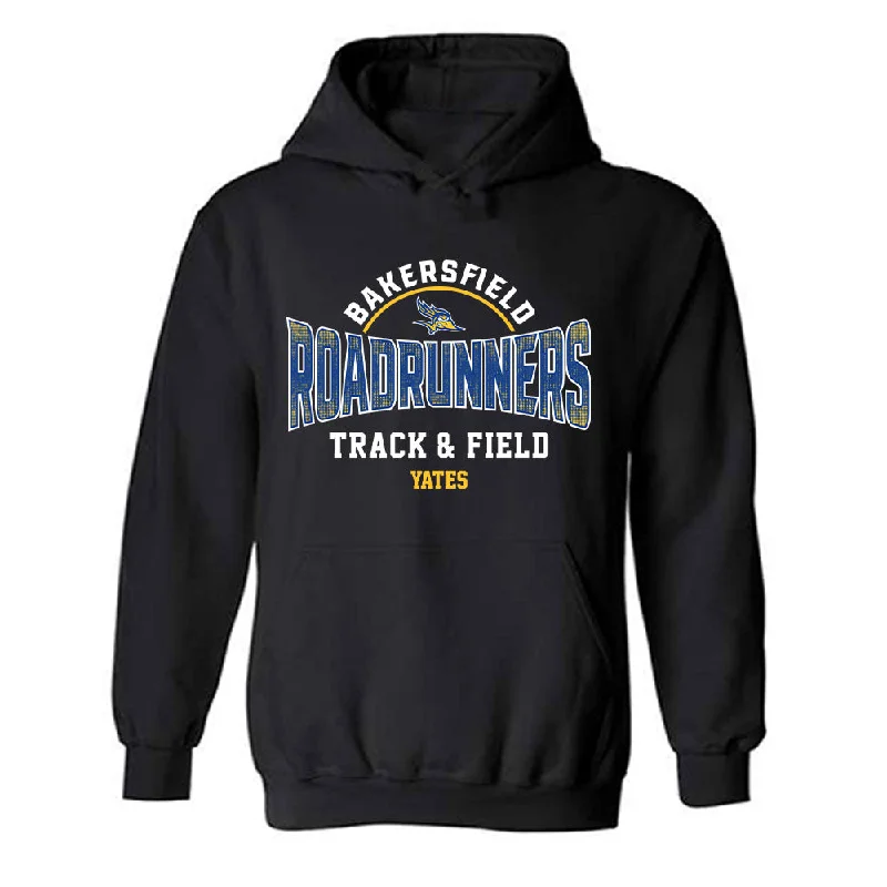 CSU Bakersfield - NCAA Women's Track & Field : Ariana Yates - Classic Fashion Shersey Hooded Sweatshirt Hoodie with Hem Embroidery Detailed Premium
