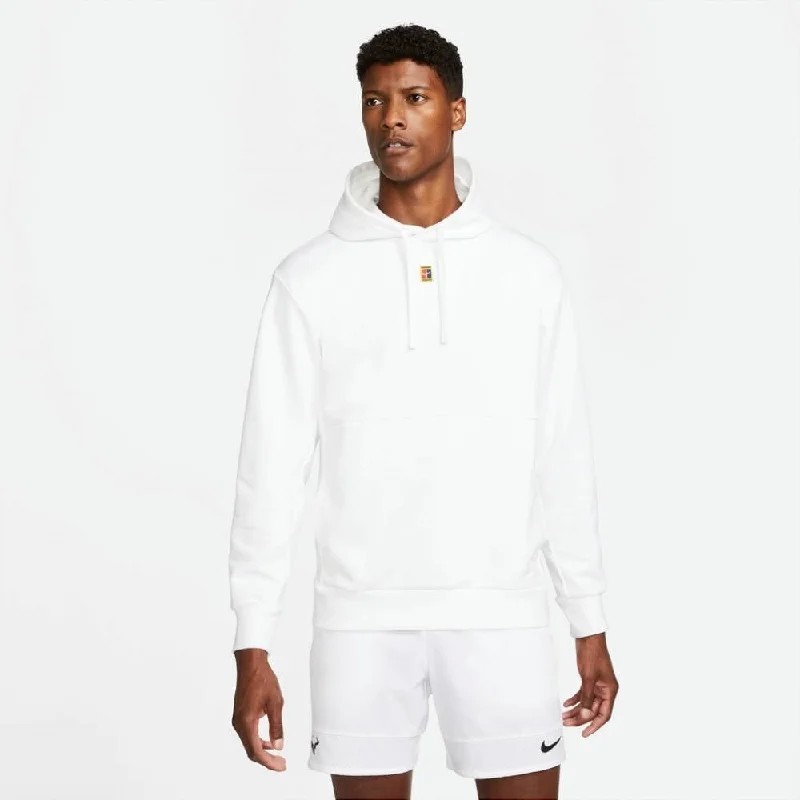Nike Men's Fleece Heritage Tennis Hoodie (White) Hoodie with Bell Sleeves Flared Feminine Nike Men's Fleece Heritage Tennis Hoodie (White) Hoodie with Bell Sleeves Flared Feminine